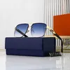 Großhandel mit neuen quadratischen Herren-Sonnenbrillen mit bedrucktem Schnittrand, Stern-Stil, Luxusmode mit Sonnenbrillen für Damen