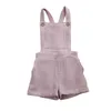 Clothing Sets Toddler Born Ifant Baby Clothes Bib Rompers Unisex Boy Girls Kids Overall Solid Color Suspender Pants Children's Set