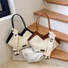 Marque gril Day Packs Summer New High Capacity Canvas Bag ins Small Fashion Handheld Women's Premium One Shoulder Tote Bag 7066 #