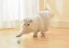 Brinquedo inteligente interativo com bola de gato rolante automática, brinquedo em movimento para gato interno, bola rolante saltitante, luz LED Peppy, bolas para animais de estimação, instinto de caça rolante