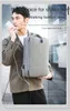 Mochila masculina para computador de grande capacidade para negócios lazer universitário bolsa portátil dupla finalidade viagem