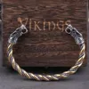 Lien Bracelets En Acier Inoxydable Nordique Viking Nordique Dragon Bracelet Hommes Bracelet Manchette Avec Boîte En Bois