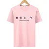 Roupas de grife homens roupas novo estilo B carta de família impressa moda manga curta hip hop streetwear camisetas qualidade algodão casual m-3xl rosa luxo mens camiseta