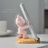 Dekoratif nesneler figürinler ev dekorasyon şiddetli ayı telefon sahibi kawaii masa aksesuarları estetik kawaii oda dekor gadgets masaüstü heykel oyun