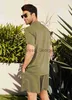 Survêtements pour hommes Chemises à manches courtes Shorts pour hommes Outfit Man 2 Piece Sets Summer Beach Vêtements Casual Jogging Suit Pyjamas Designer Clothes M3XL x0627