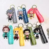 Plusieurs types de jouets mignons de bande dessinée porte-clés porte-clés de personnage d'anime japonais sac à dos pendentif créatif petits cadeaux en gros