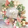 Hangers Racks DIY saga Green rosewood red Balloons Garland Arch KIT kid toy Latex Globo Wedding Birthday Outdoor Party Decoration x0710