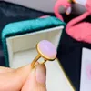 Cluster Ringen Aankomst Natuurlijke En Echte Roze Opaal Ring 925 Sterling Zilver Voor Vrouwen Bruiloft