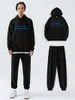 Heren Trainingspakken 2 stuks Casual Warme Sweatsuits Street Style Hoodies Sweatshirt met trekkoord Kerstcadeaus