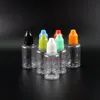 100 Stück 30 ml PET-Kunststoff-Tropfflasche mit kindersicheren Kappen und zusammendrückbaren Nippeln Rvxsb