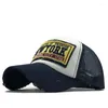 Boll Caps 5 paneler broderi sommar baseball cap mesh gorras hombre hattar hip hop pappa casquette för män kvinnor