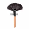 Makeup Brushes 100pcs Big Fan Shape Brush Loose Powder Brusher Cosmetic Foundation Blending Blush Concealer F3282