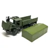 Objets Décoratifs Figurines 136 Alliage Militaire Transport Camion Modèle Ornements Offroad RC Voiture Collection Enfants Cadeau Maison Bureau Décoration Ornement