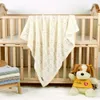 Blankets Swaddling Baby Blankets Knitted born Bebes Stroller Bedding Quilts Cotton Toddler Kids Swaddling Wrap Infantil Unisex Blankets 100*80cm 230626