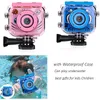 Toy Cameras Kids Camera Waterproof 20 Inch LCD Screen Action Cam 1080p HD Children Digital Po Video Recorder Underwater 230626