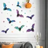 New Halloween Decoration 3D PVC Bat Halloween Party DIY Decor Bar Room Halloween Party Scary Decos Props Halloween Wall Sticker Tool