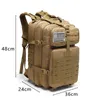 Borse multifunzione 30L / 50L Zaino impermeabile in nylon 1000D Zaini militari all'aperto Sport tattici Campeggio Escursionismo Trekking Pesca Borsa da cacciaHKD230627