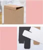 100st White Black Kraft Paper Tube Cardboards Essential Oil Bottle Packaging Blank Cosmetic Storage Box CX220323