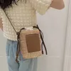 Designer Small Bucket Bag LOWE all-Natural Raffia hand-woven Tote Bag Cute all-in-one crossbody shoulder bag