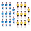 Foosball 22 stycken 5/8 "Hård plast Foosball Soccer Table Football Men Player Reserve Parts Yellow and Blue 230626