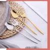 New Creative Coffee Spoon Retro Dessert Spoon Durable Light Luxury New Rose Flower Spoon Colorful Colors Mixing Spoon Forks