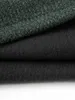 Jaquetas masculinas de lã com capuz de comprimento médio, malha com cordão, suéter quente de cor sólida, tamanho pequeno.
