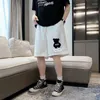 Men's Shorts 2023 Summer Men Casual Appliques Anime Bear Print Loose Hip Hop Streetwear Sport Basketball Trousers Male Clothing