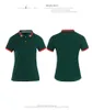Bluzki damskie koszule polo sukienka kobiet 2023 Lato nowa solidna koszula polo z krótkim rękawem Slim Sport Polo Hafted T-Shirt Polos Mjer Blusas