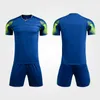 Дышащая быстросохнущая новая одежда для футбольных тренировок для взрослых и детей, рубашка-поло с коротким рукавом для печати, костюм, командная форма для соревнований