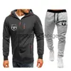 Мужские спортивные костюмы New Set Dodge RAM Print Custom Made Brand Spliced Man Zipper Jacket CardiganPants Drawstring Leisure Men Sportswear Suit x0627