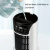 1pc, Desktop Air Cooler, Portable Air Conditioner Humidifier Atmosphere Lamp Fan, USB Air Conditioner, 3-in-1 Function, Small And Portable