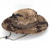 Designer Seau Chapeau Camouflage Jungle Casquette Militaire Pour Adultes Hommes Femmes Cowboy Réglable Boonie Chapeaux Pêche Printemps Été