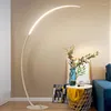 Floor Lamps Modern LED Art Home Indoor Living Room Black White Lights Dimmable Remote RGB Bedroom Foyer Decor Corner Light