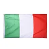 Flagi banerowe 1 PCS Włochy Flaga 90x150cm / 3x5 stóp duży wiszący krajowy kraj Włoch Włoch używany do festiwalu Dekoracja domu DHR8L