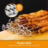 BBQ Tools Accessories Air Fryer Skewer Stand for Ninja Foodi 6Qt 8Qt Vertical Skewers Holder with Stainless Steel 230627