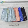 Men's T-shirts Shorts Classic Big Print Blue Pink Green Black Men Women Casual Drawstring Breeches Inside Mesh with Tags