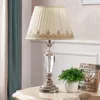 Lampes de table décoration de la maison lumière chambre Led cristal lampe cadeaux de mariage luxe mode Style européen éclairage