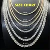 925 Sterling Silver VVS Moissanite Diamond Chain Iced Out Chain Diamond Necklace Chains For Women Men Necklace