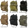 Bolsas multifuncionais Mini bolsa de hidratação Mochila tática para transporte de bexiga de água MOLLE YKK Bolsa com zíper Bolsa militar para caça 500D Nylon Esportes ao ar livreHKD230627