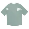 Erkek T-shirt lüks İlkbahar Yaz Tasarımı %100 Pamuklu Mikro köpük baskı Siyah Beyaz Renkli Kollu Tees Tatil Kısa Kollu Gündelik Harfler Baskı Üstler Beden S-XL