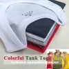 Mens Tank Tops Men Summer 100% Cotton Cool Fitness Vest Sleeveless Gym Slim Colorful Casual Undershirt Male 7 Colors 1PCS 230627