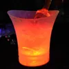 Bar Tools Hilife 5L LED Ice Bucket 4 Color Waterproof Plastic Nightclub Light Up Champagne Whisky Beer Bars Night Party 230627