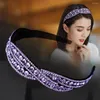 Pinces à cheveux pour femmes Shinny Hoop doux filles bandeau anti-dérapant strass denté bandeau Vintage femme accessoires