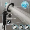 Badezimmer-Duschköpfe, Turbolader-Duschkopf-Modus, Hochdruck-Griff-Duschkopf mit verstellbarem Knopffilter, Regen-Badezimmerdusche R230627