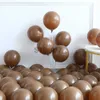 Hangers Racks 127 st Farm Party Cow Theme Balloon Arch Garland Kit Coffee Khaki Latex Balloons For Cowboy Cowgirl Party Baby Shower Decover Dekoration X0710