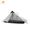 Tenten en schuilplaatsen LanShan 2 3F UL GEAR 2 Persoon 1 Persoon Outdoor Ultralight Camping Tent 3 Seizoen 4 Seizoen Professionele 15D Silnylon Stangloze Tent 230324