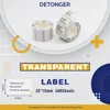 Papper Detonger DP23S/DP30S -skrivare Förbrukningsartiklar Transparent termiskt syntetiskt etikettpapper