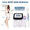 Portable 6-target 808nm Diode Laser Hair Removal Beauty Instrument For Beauty Salons