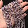 Perline in pietra naturale a forma rotonda sfaccettata in charoite distanziatore sciolto in rilievo per la creazione di gioielli accessori per collana braccialetto fai da te