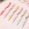 Pencils 48 pcs/lot Kawaii Unicorn Sakura Pencil Cute Automatic Pen Stationery gift School Office writing Supplies